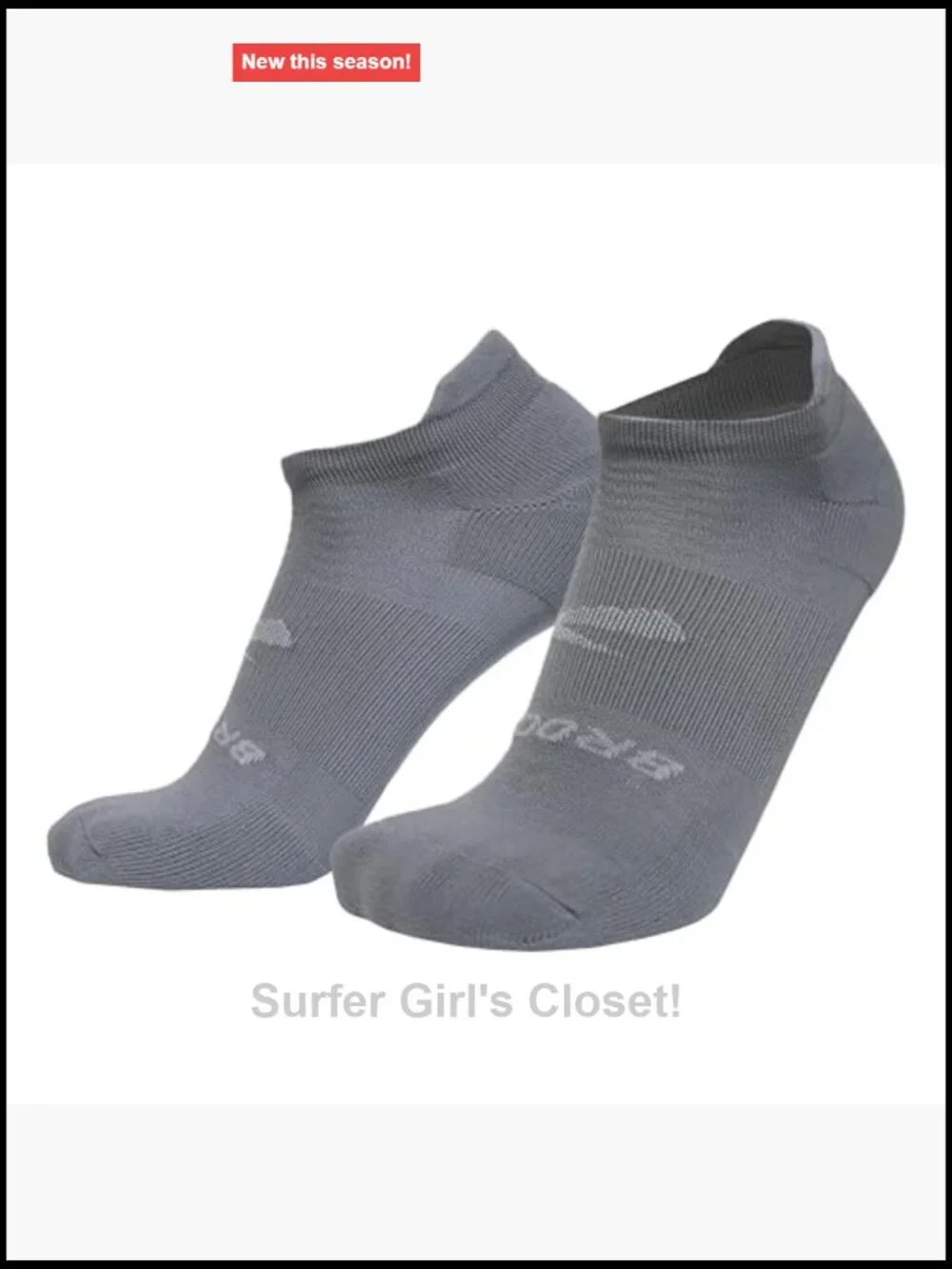 Athletic Running Socks, Comfort Fit, 3-Pack, No Show, Breathable